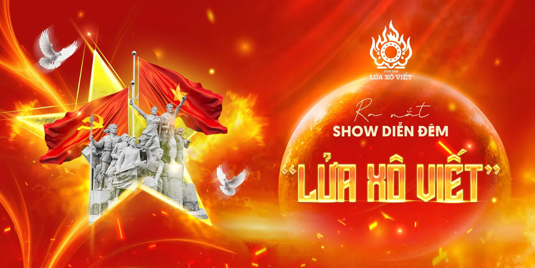 Lần đầu tiên ra mắt show diễn đêm “Lửa Xô Viết” tại Nghệ An