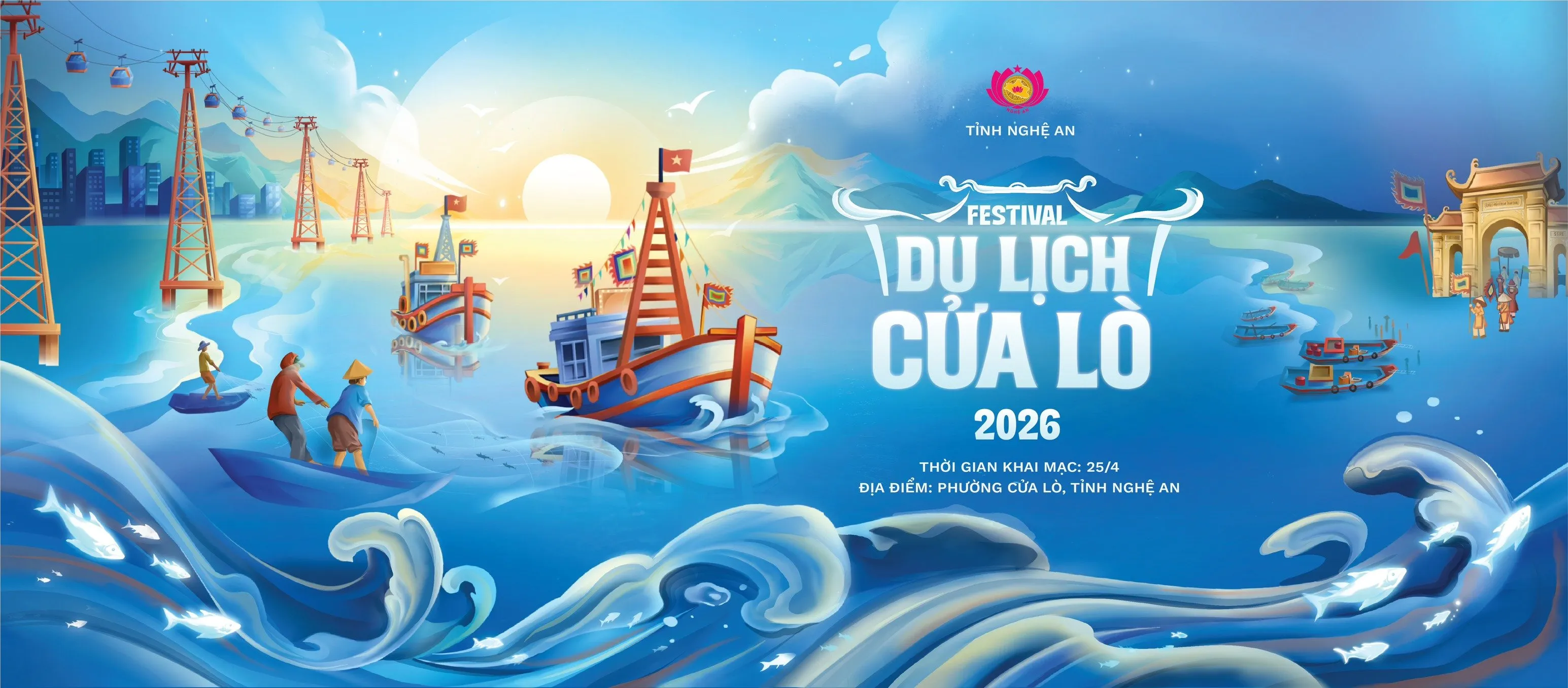 Festival Du lịch Cửa Lò: Bốn mùa biển gọi